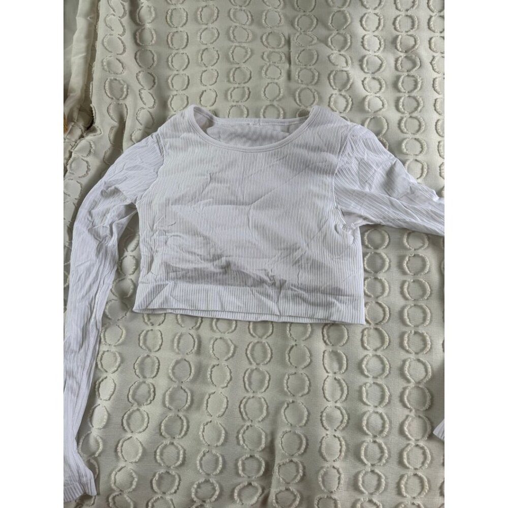 Lululemon - Ebb to Street Longsleeve - White - Size 8